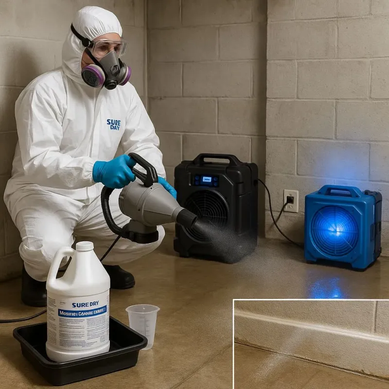 Sanitization and Odor Removal process in Cloverdale, IN