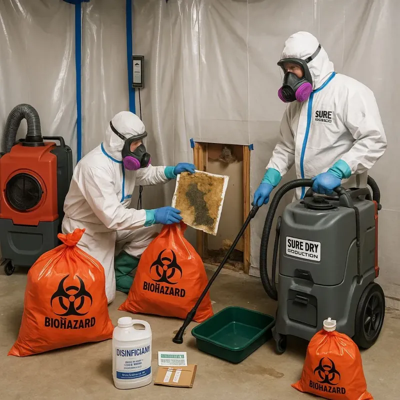 Contaminated Water Handling Protocols process in Cloverdale, IN