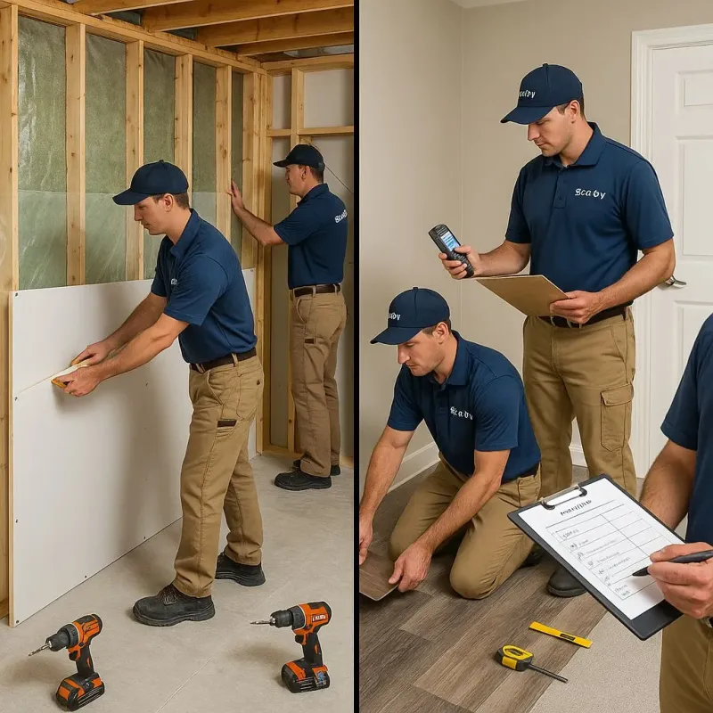 Repairs and Reconstruction process in Cloverdale, IN