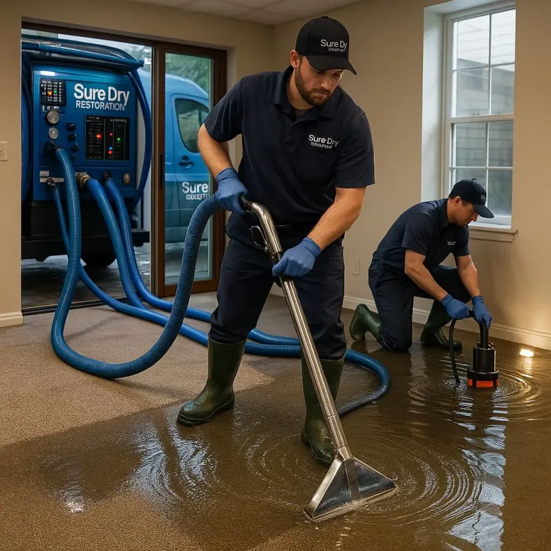 Water Extraction and Removal process in Cloverdale, IN